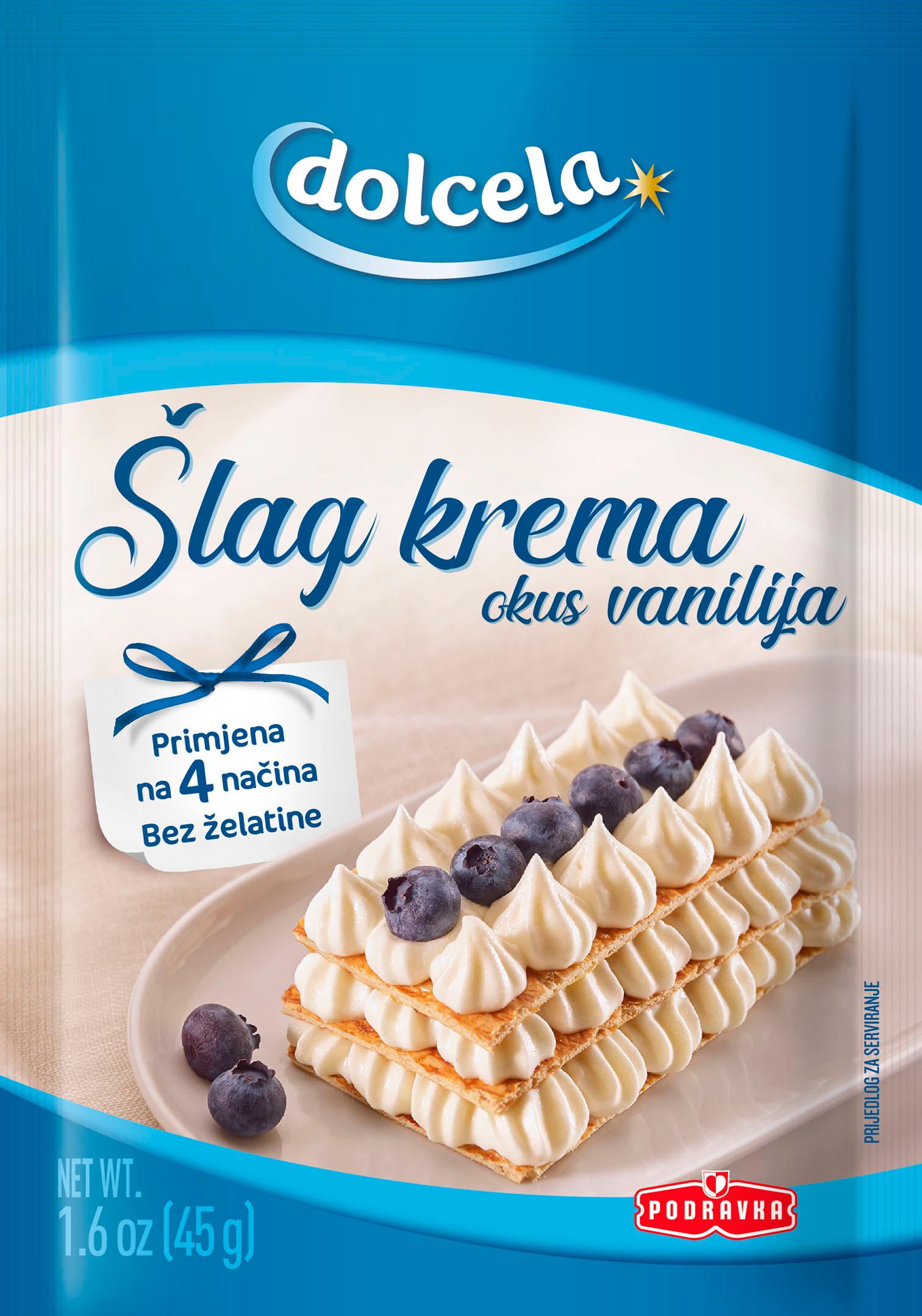 DOLCELA Šlag od vanilije 45g