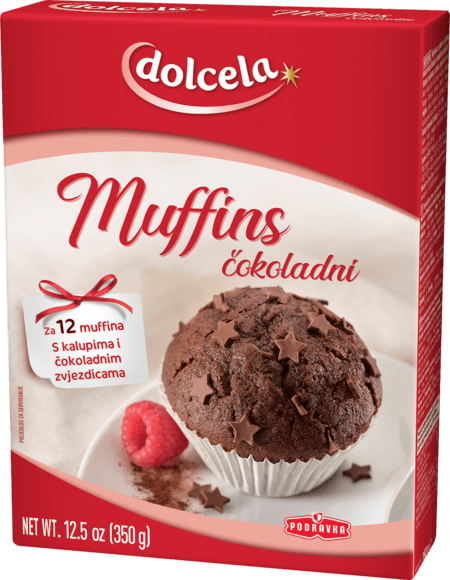 DOLCELA čokoladni mafini 350g