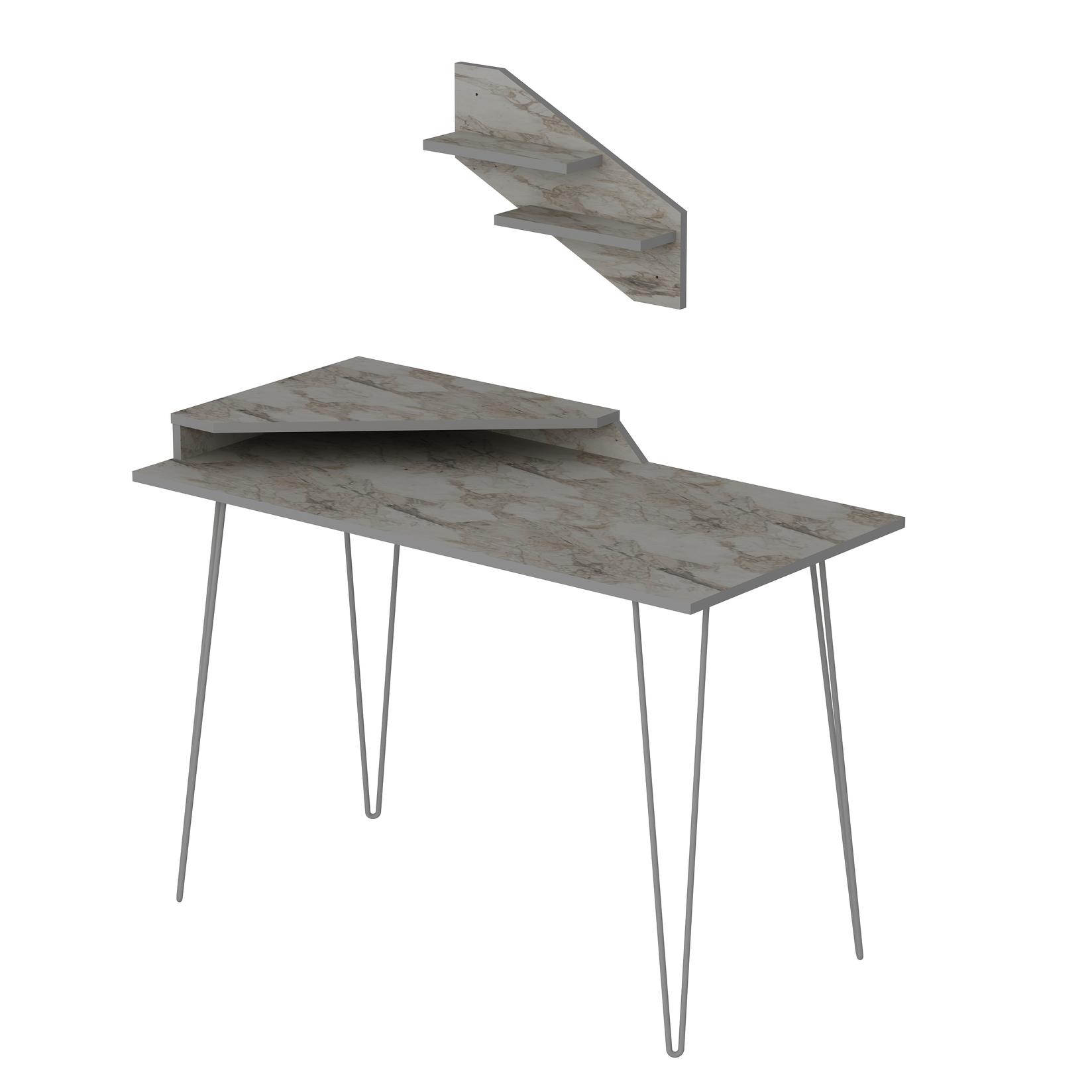 Decorotika Radni sto Desalvo, Efes, Bež-bijeli