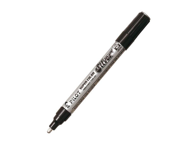 PILOT Marker Super color EF, srebrne boje