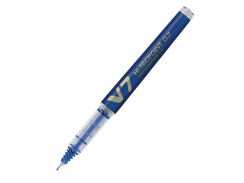 PILOT Roler olovka V7 HI-TECPOINT Punjiva 0.7, plava