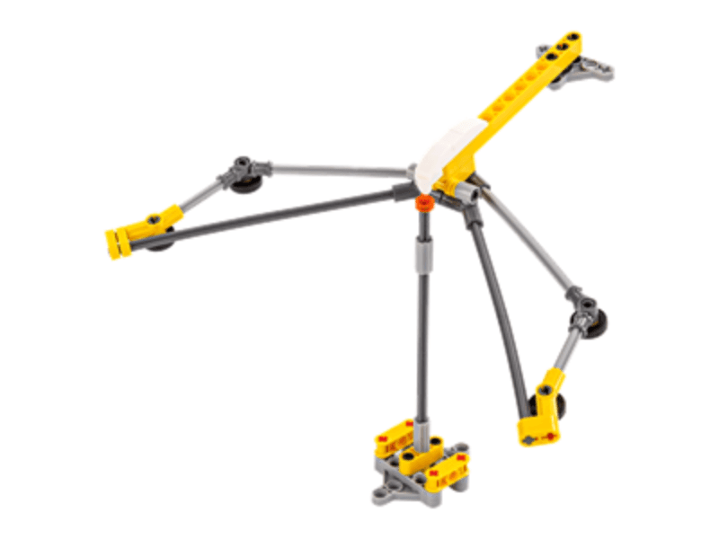 DELI Kreativni blokovi za slaganje Ljuljajuća dizalica 74380, 77 dijelova