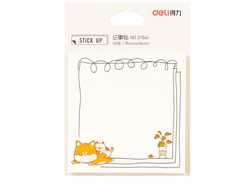 Deli Block naljepnice Maca 21541, 40 listova