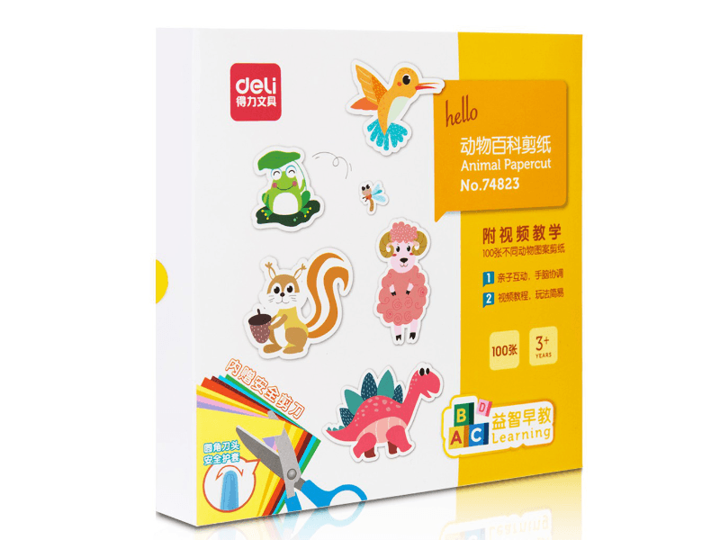 DELI set za sjeckanje sa makazama Životinje 74823