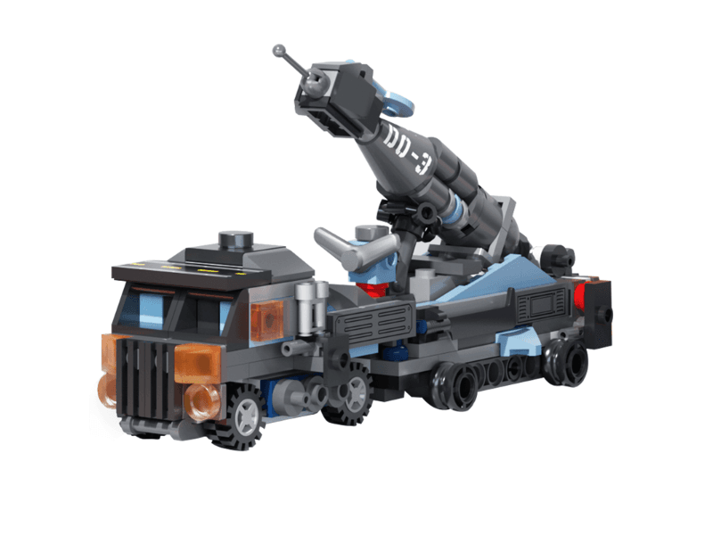 DELI Kreativne građevinske kocke Raketno vozilo 74580