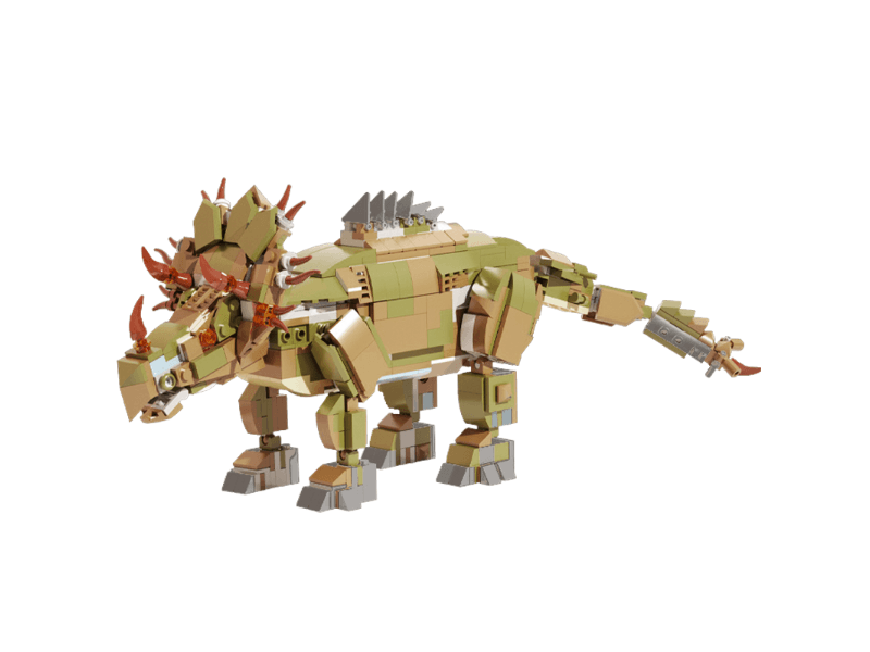 DELI Kreativne kocke za slaganje Dino svijet 74582