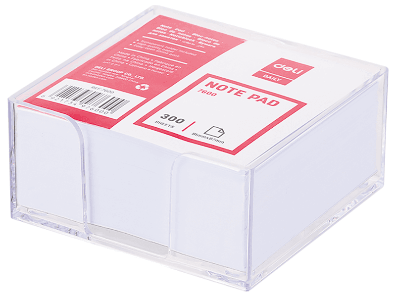 Deli naljepnice sa stalkom 7600, 91x87mm, 300 listova, bijele