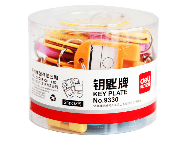 Privjesci za ključeve Deli 9330, 24 komada