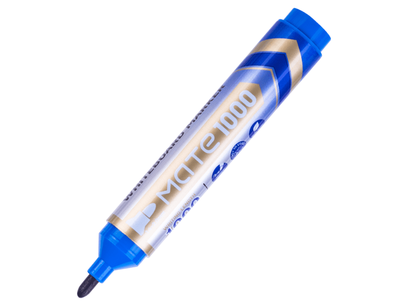 Deli marker za bijelu ploču EU008, okrugli vrh, crveni