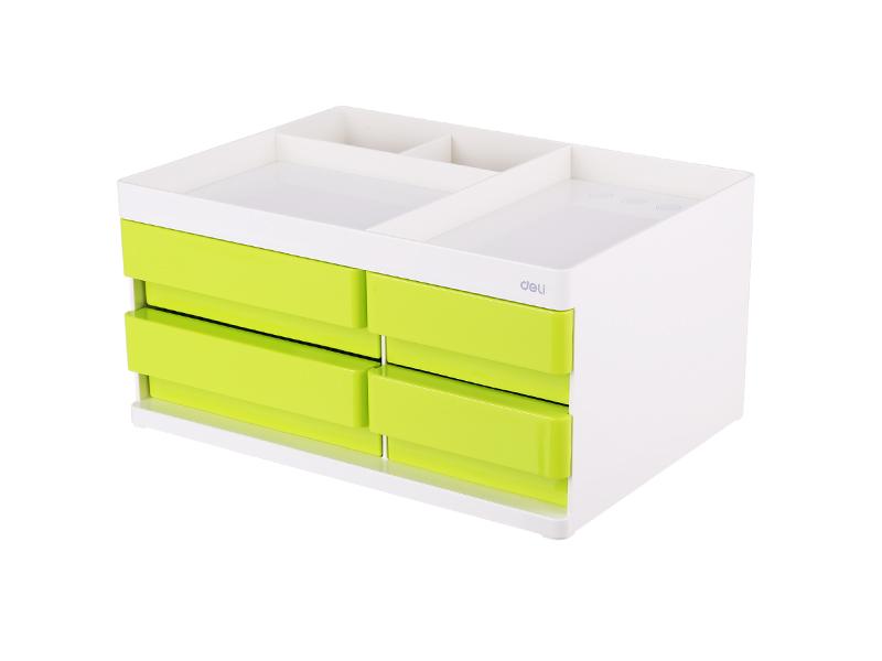 Deli Desk organizator za dokumente EZ25050, Bijelo-zelena