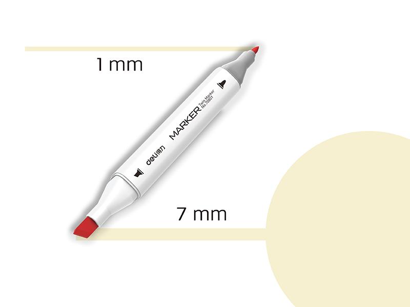 Deli marker sa dva vrha Sketch 172 70801A-172, Svijetlo bež