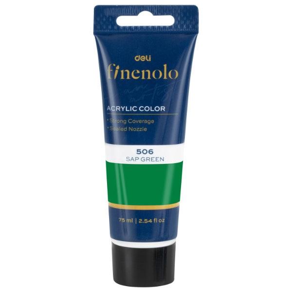 DELI Akrilna boja u tubi EC75-WH, 75 ml, Bijela