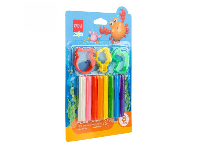 Deli set plastelina za djecu EH715, 100g, 11 komada