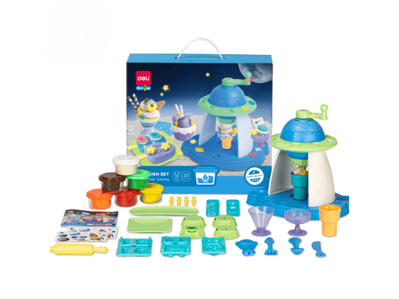 Deli set od gline za 3D modeliranje Rocket sladoled EH723, 23 dijela