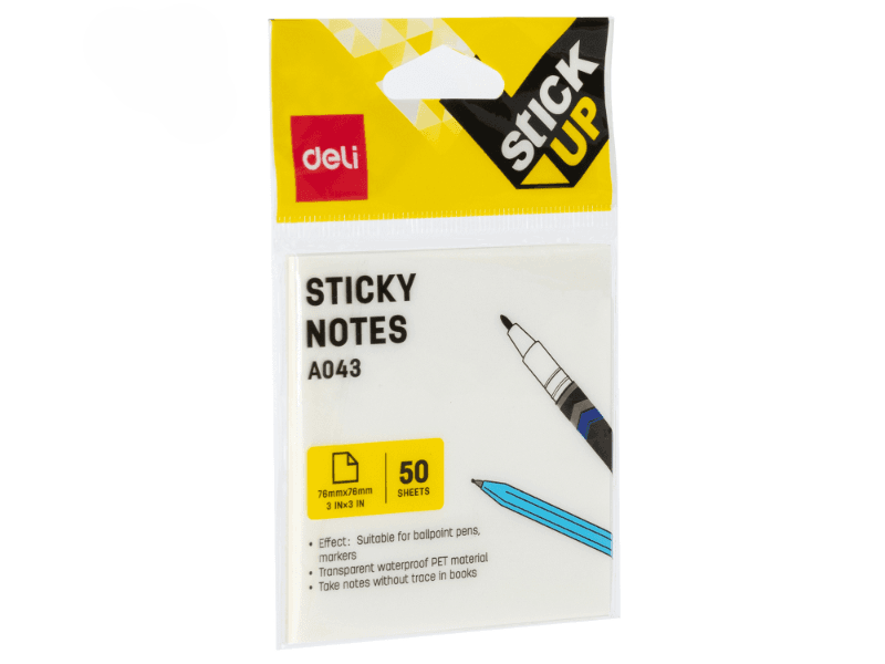 Deli Block naljepnice EA043, 76x76mm, 50 listova