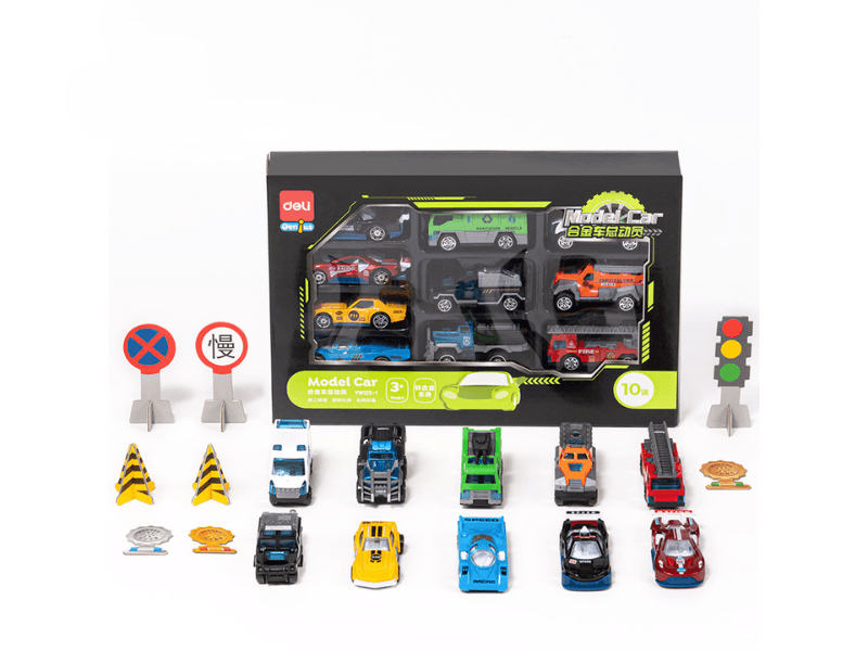 DELI set igračaka autića YW125-1, 10 dijelova