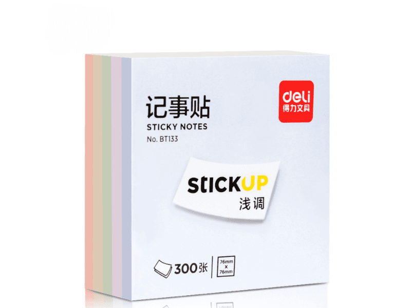 Deli naljepnice BT133, 76x76mm, 100 listova