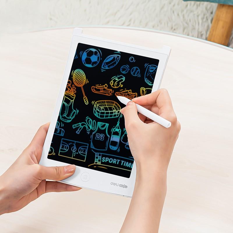 DELI LCD tabla za pisanje i crtanje YZ301-S, 10", bijela
