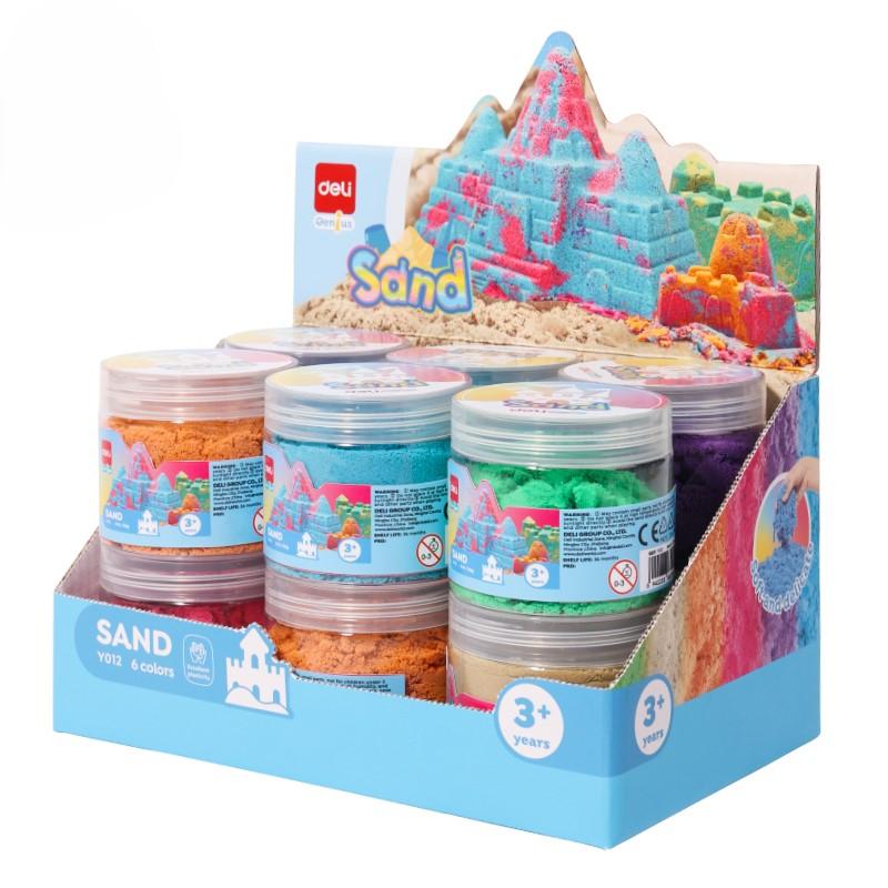 DELI Kinetički pijesak EY012, 150g, 6 komada