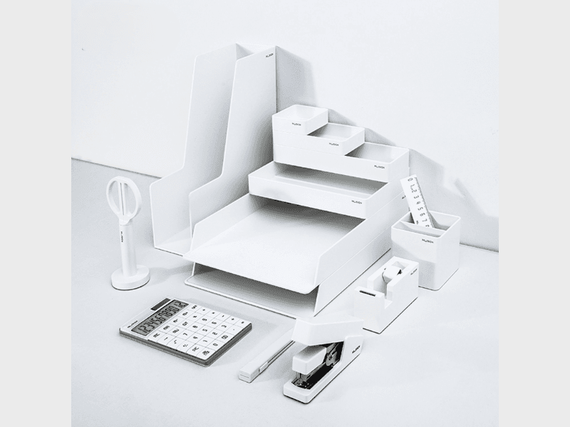 Deli set kancelarijskog pribora Lux NS003, bijela