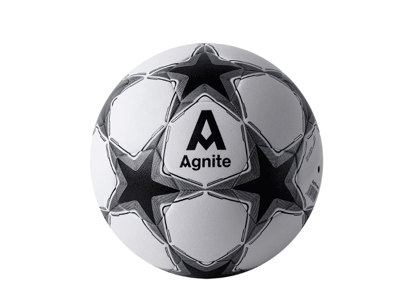 AGNITE nogometna lopta F1231, bijela - crna
