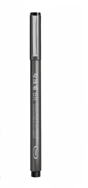 Dijelovi Fineliner S591-A 020 flomastera za crtanje, 0,2 mm