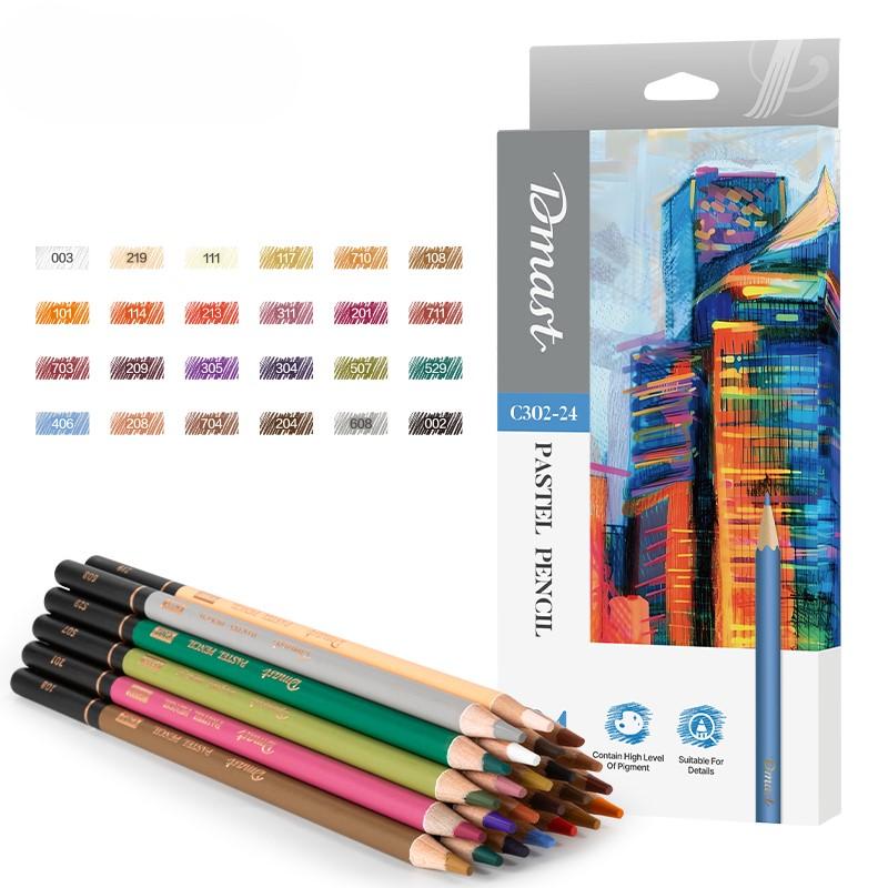 Dmast Set pastelnih olovaka EC302-24, 24 dijela