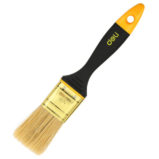 DELI Četka za farbanje EDL509141, 1" PRO, Crno-žuta