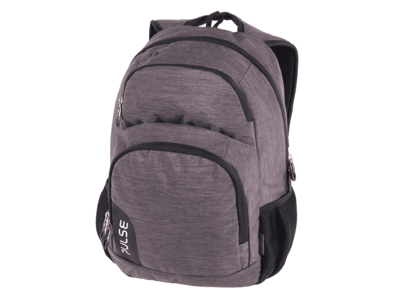 PULSE školski ruksak za dječake ELEMENT GREY KATIONIC sivi
