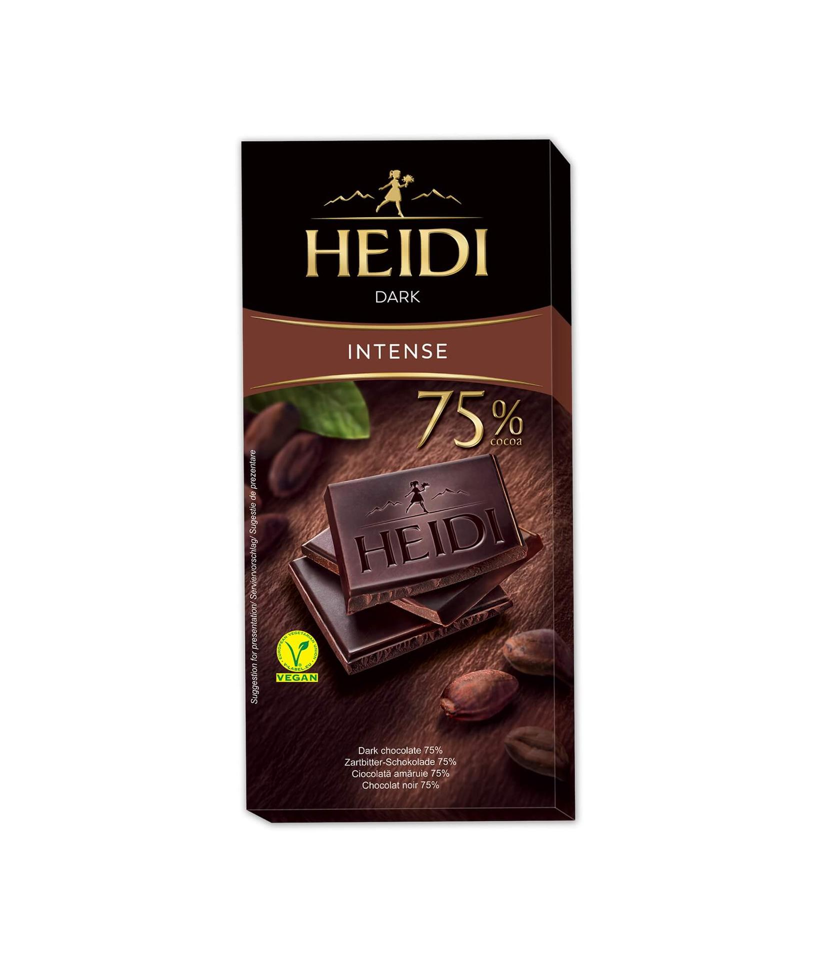 HEIDI Tamna čokolada 75% 80g