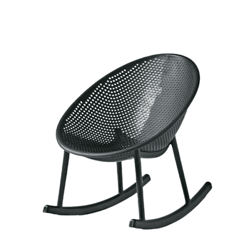 Stolica ljuljaška, 67x80x88cm, Tamnosiva