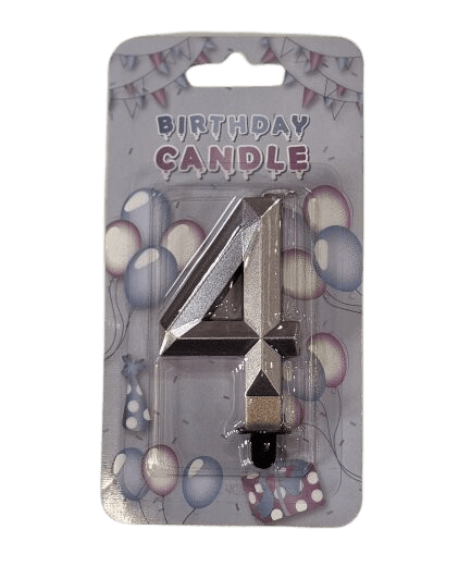 Rođendanska svijećica, Broj 4, Roze