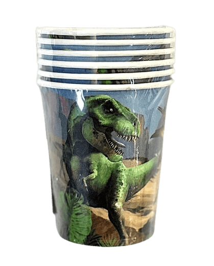 Set papirnih čaša Dinosaur, 250 cc, 6 komada