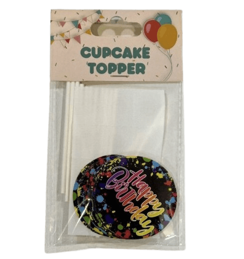 Set ukrasa za mafine Neon, 12 komada