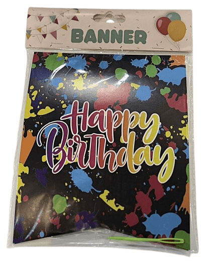 Rođendanski baner Happy Birthday, 2.5m