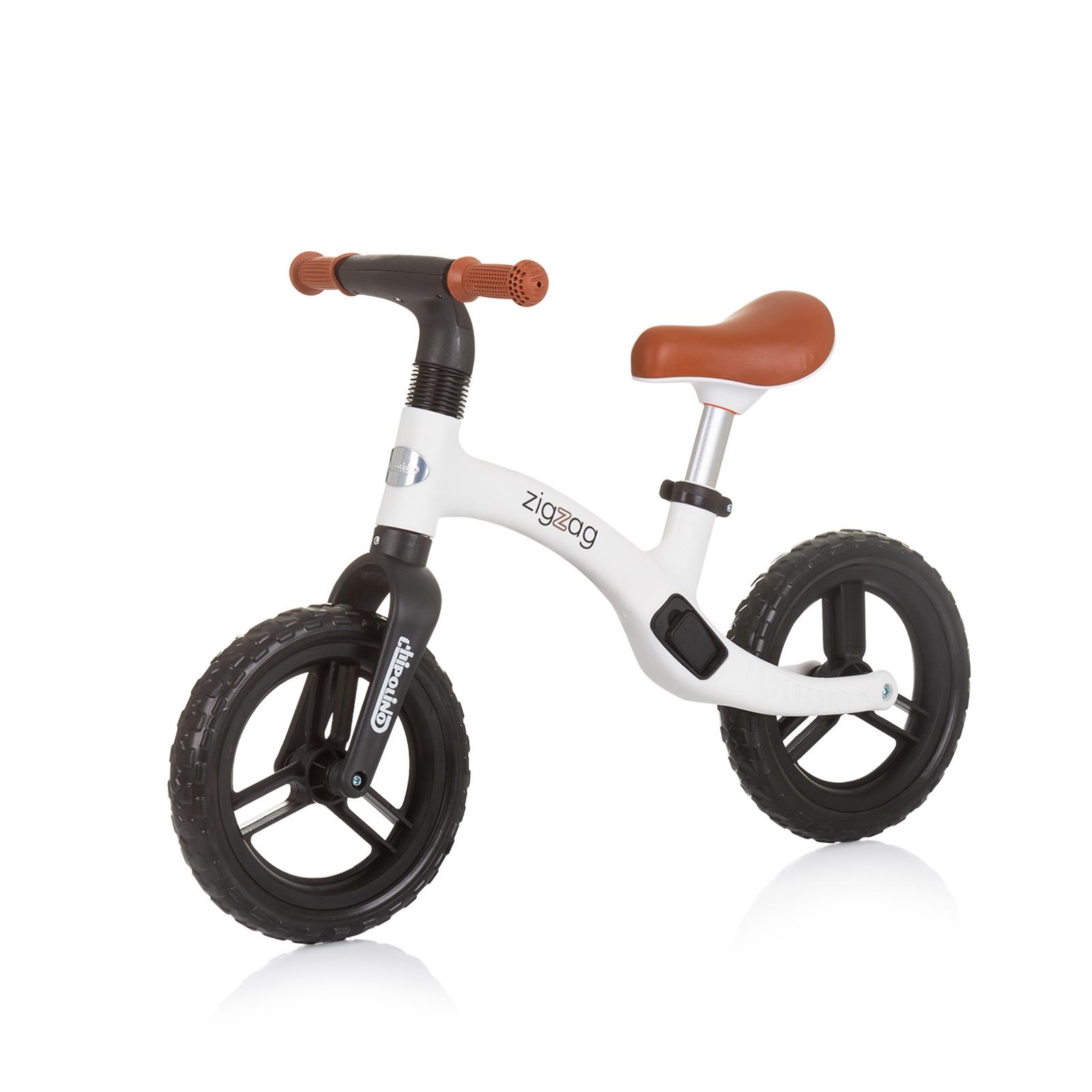 CHIPOLINO Dječji bicikl Balance Zig Zag, crno-bijeli