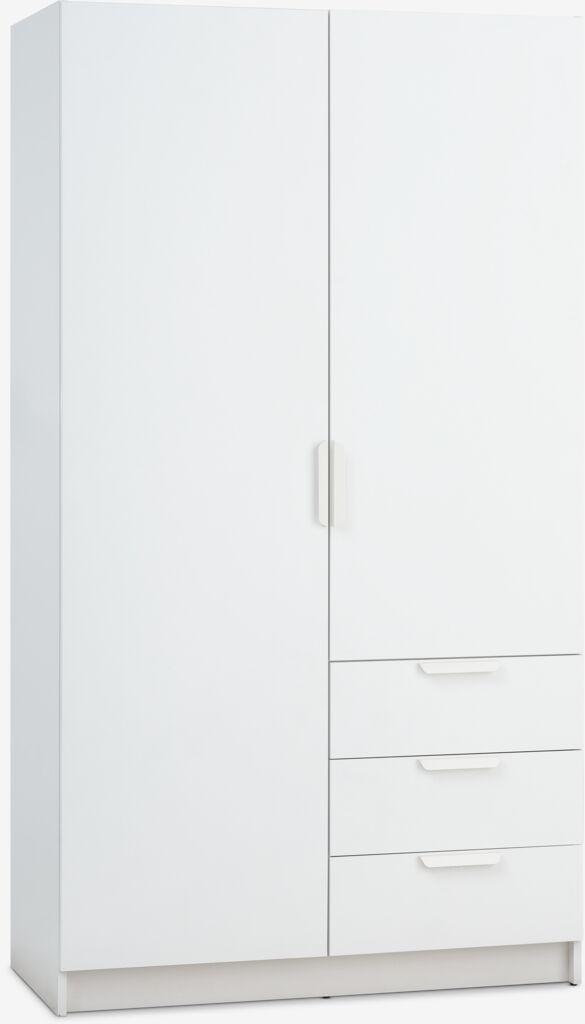 Linnea Ormar sa 2 vrata i 3 ladice 96x176cm, Bijela