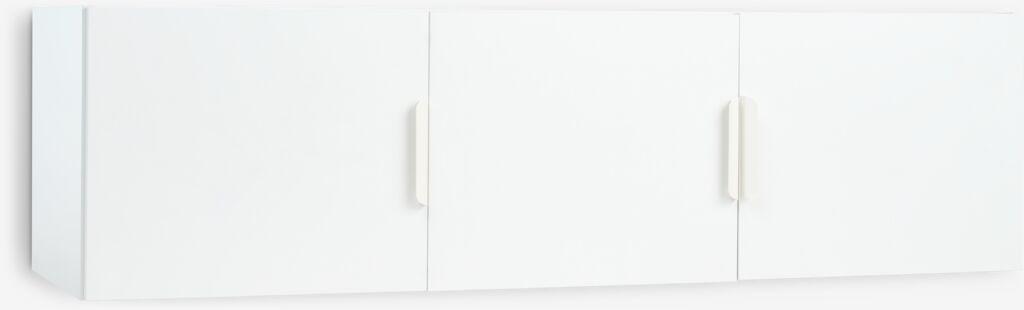 Linnea Gornji dio ormara s 3 vrata 144x40cm, Bijela