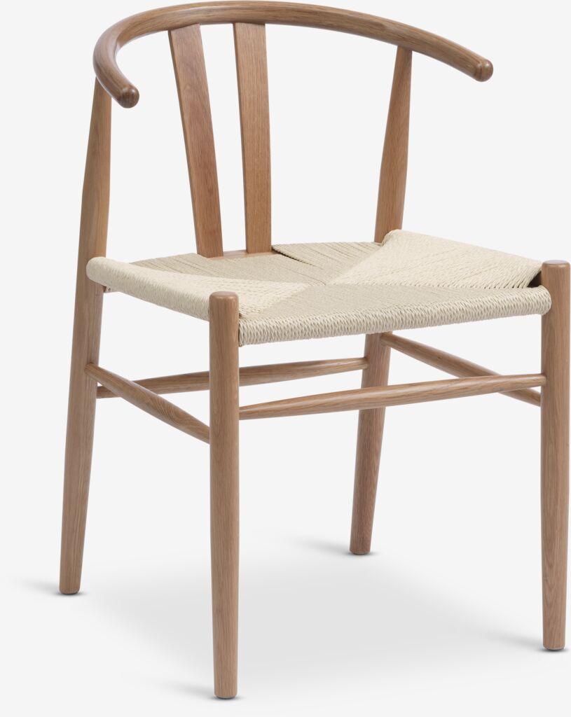 Aurora Trpezarijska stolica, Hrast-bež