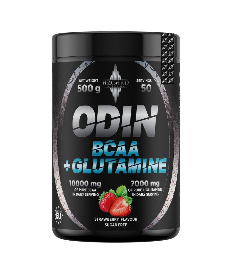 Azgard, Odin BCAA + Glutamine, 500 g, Jagoda