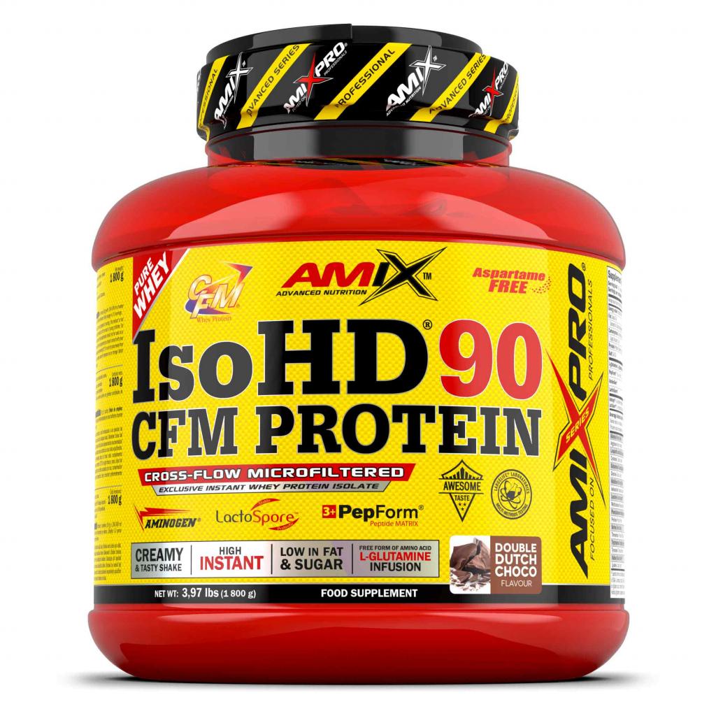 AmixPro, IsoHD Isolate Whey, 1800 g, Dupla holandska čokolada