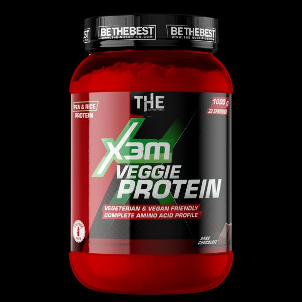 The Nutrition, X3M Vegi Protein, 1000 g, Čokolada