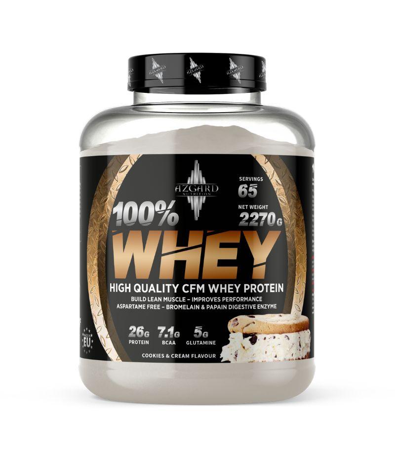 Azgard Whey Premium 100 %, 2270 g, Keks i krem
