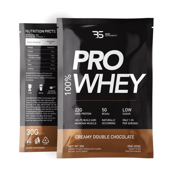 Basic Supplements, PRO Whey, 30 g, Čokolada