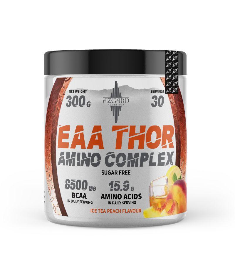 Azgard, EAA Thor Amino Complex, 300 g, Ledeni čaj – breskva