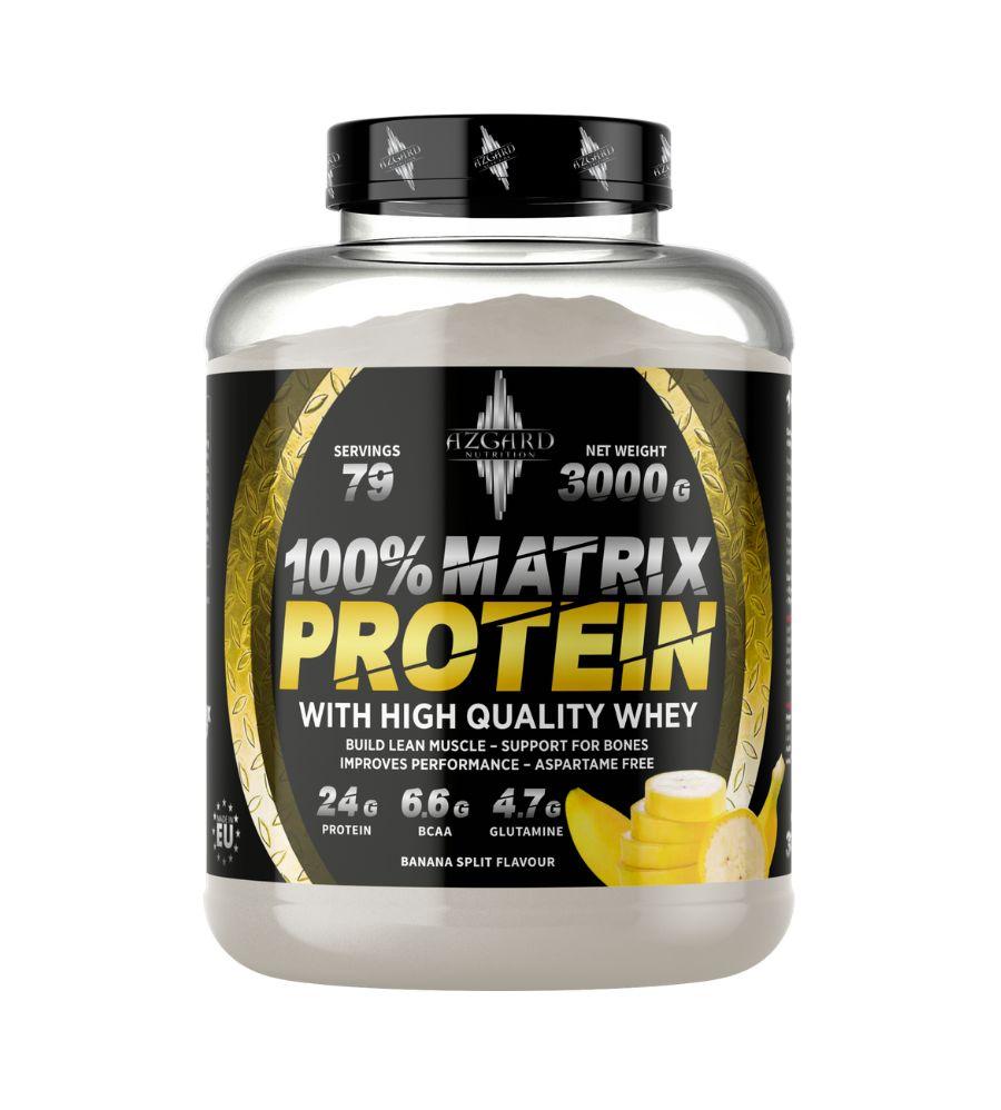 Azgard, Matrix Whey Protein, 3000 g, Banana split