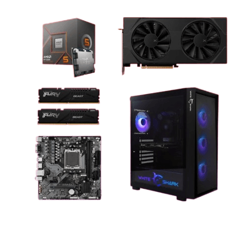 Start Računar Onyx, Ryzen 5 8400F, RX 9060 XT OC 16GB, 32GB DDR5, 1TB SSD