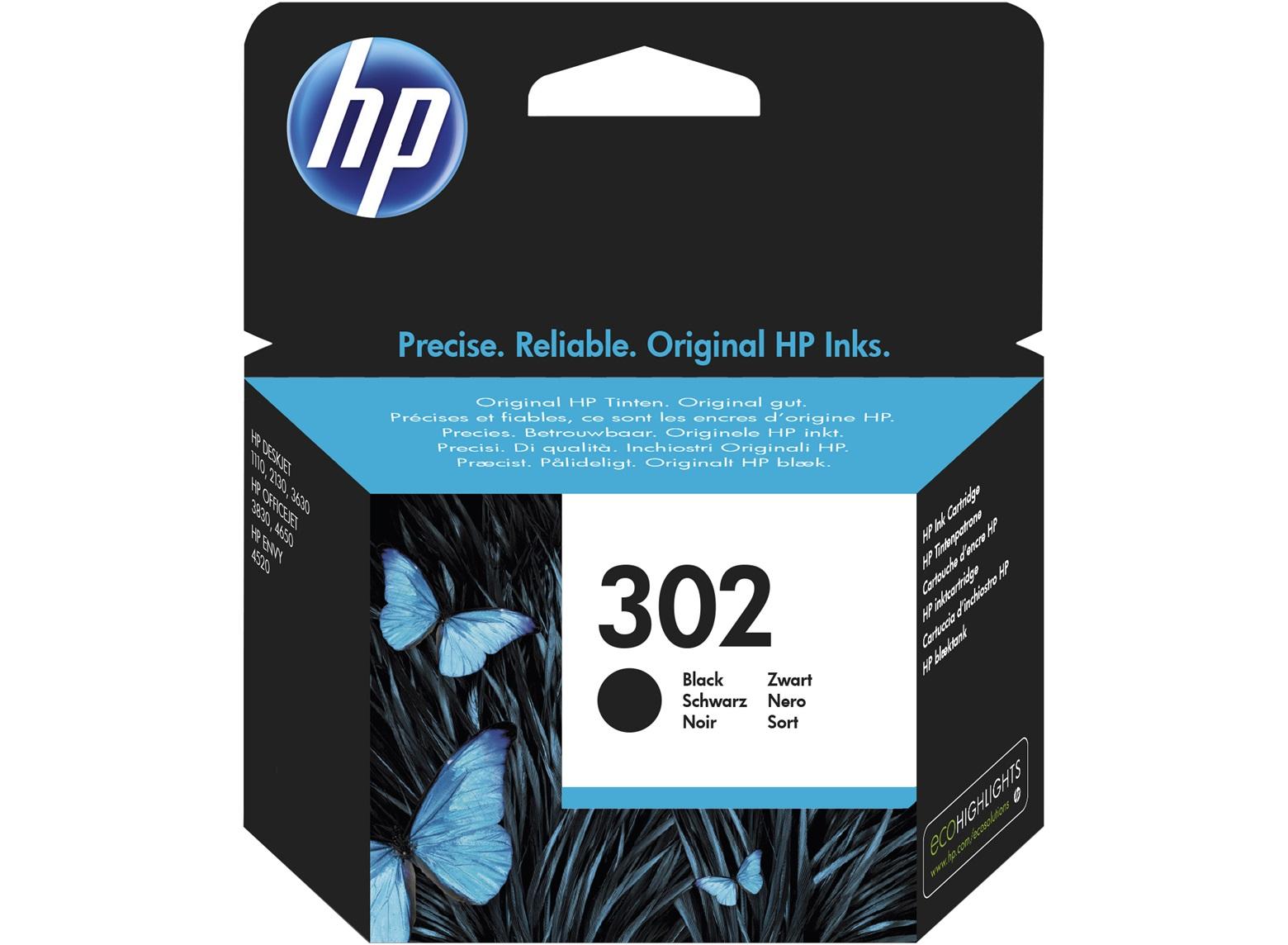 HP Cartridge 302 crni