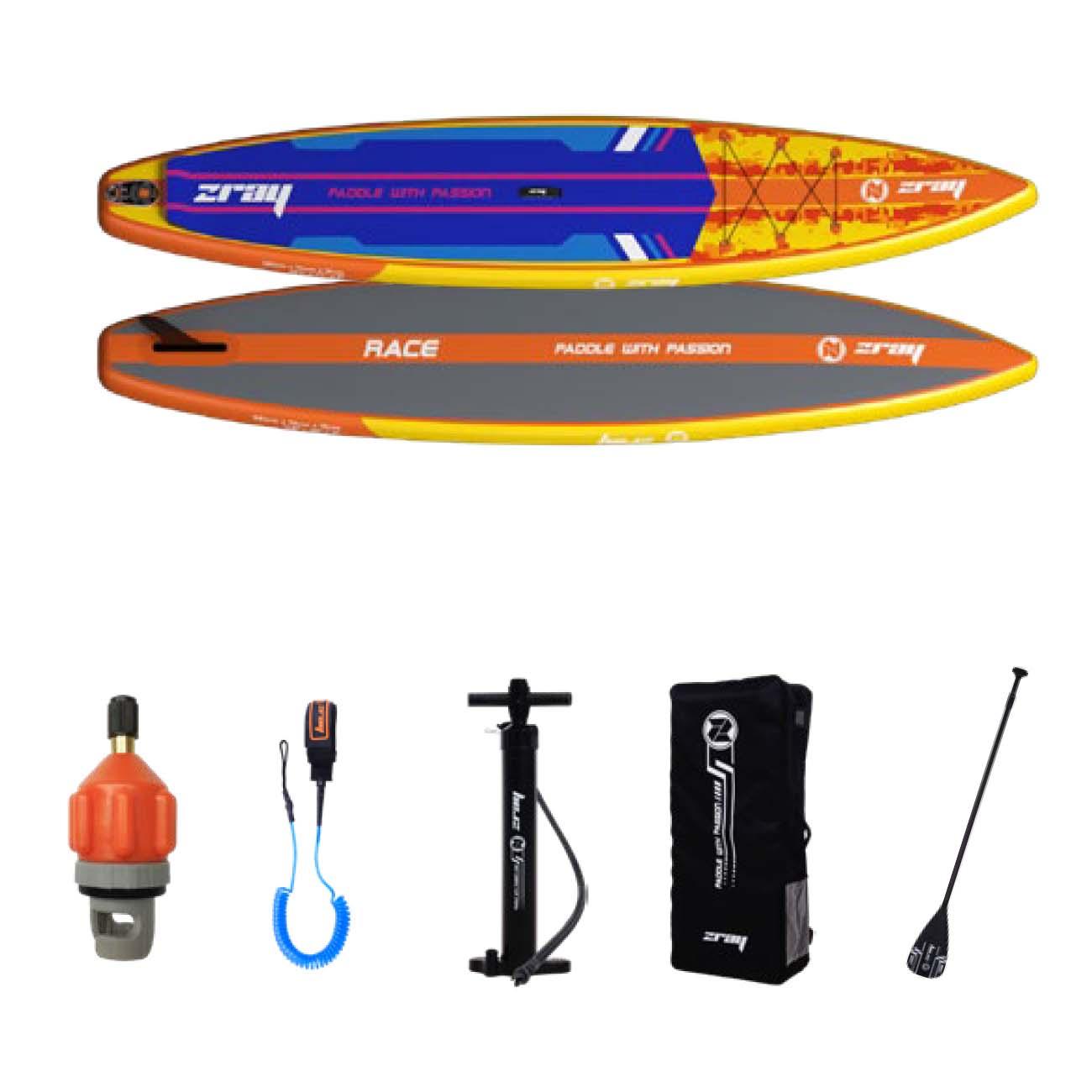 Zray SUP daska Race 381x76x15cm, narandžasto-plava