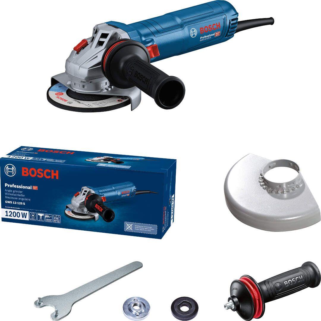 Bosch ugaona brusilica GWS 12-125 S Professional 1200W 125mm sa potenciometrom 06013A6020